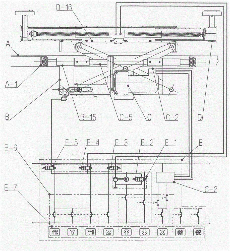 Secondary lifting mechanism for automatically positioning