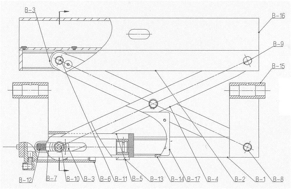 Secondary lifting mechanism for automatically positioning