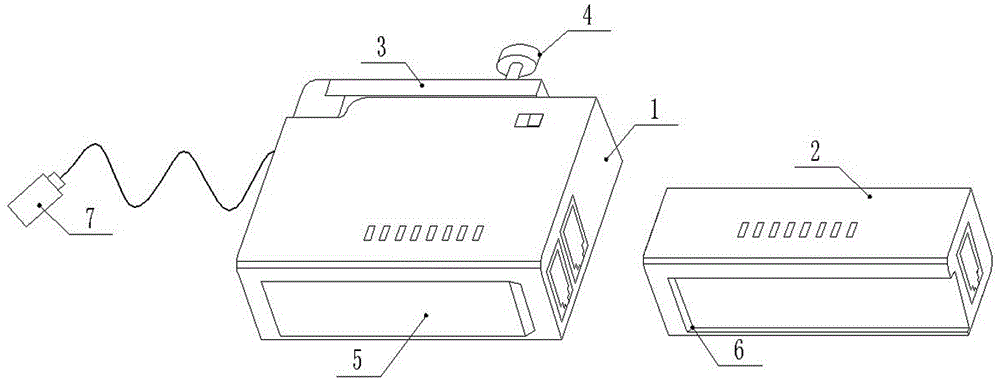 Cable testing instrument with charging device