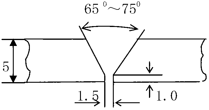 Welding process method of brass H62