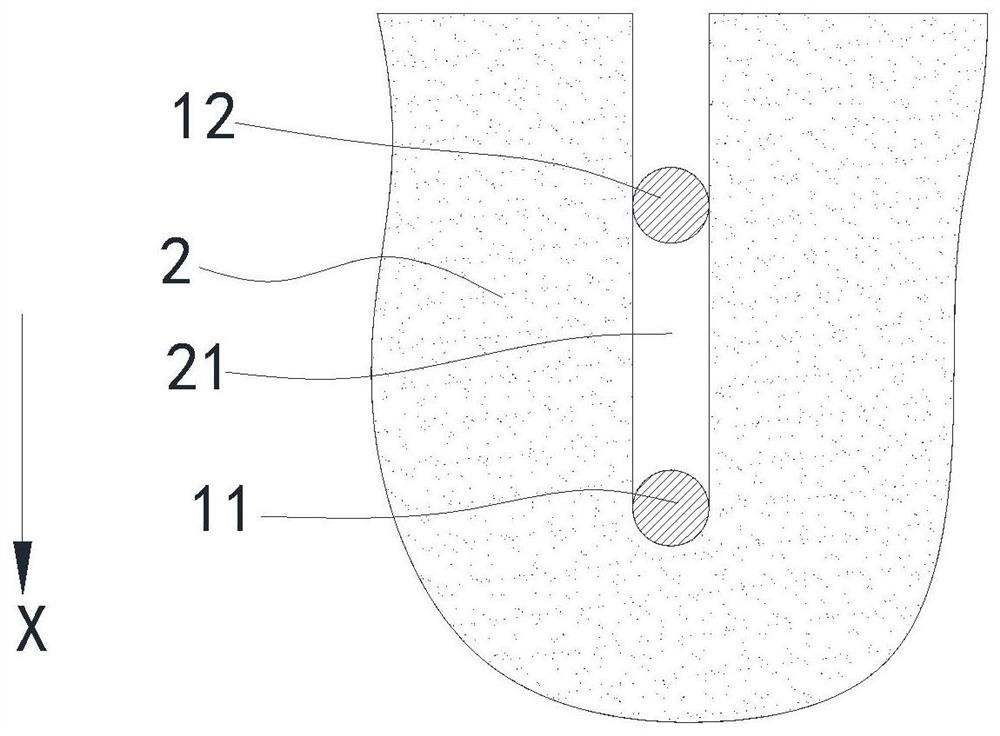 Brittle and hard material cutting method and device