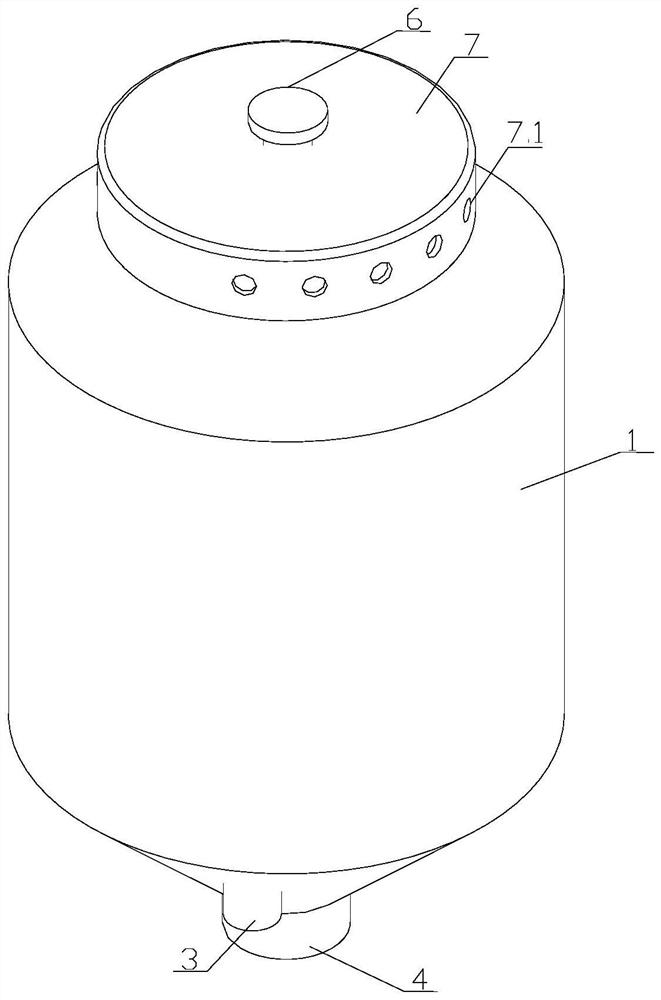 Double-cavity five-channel first-aid respirator for respiratory alkaline poisoning