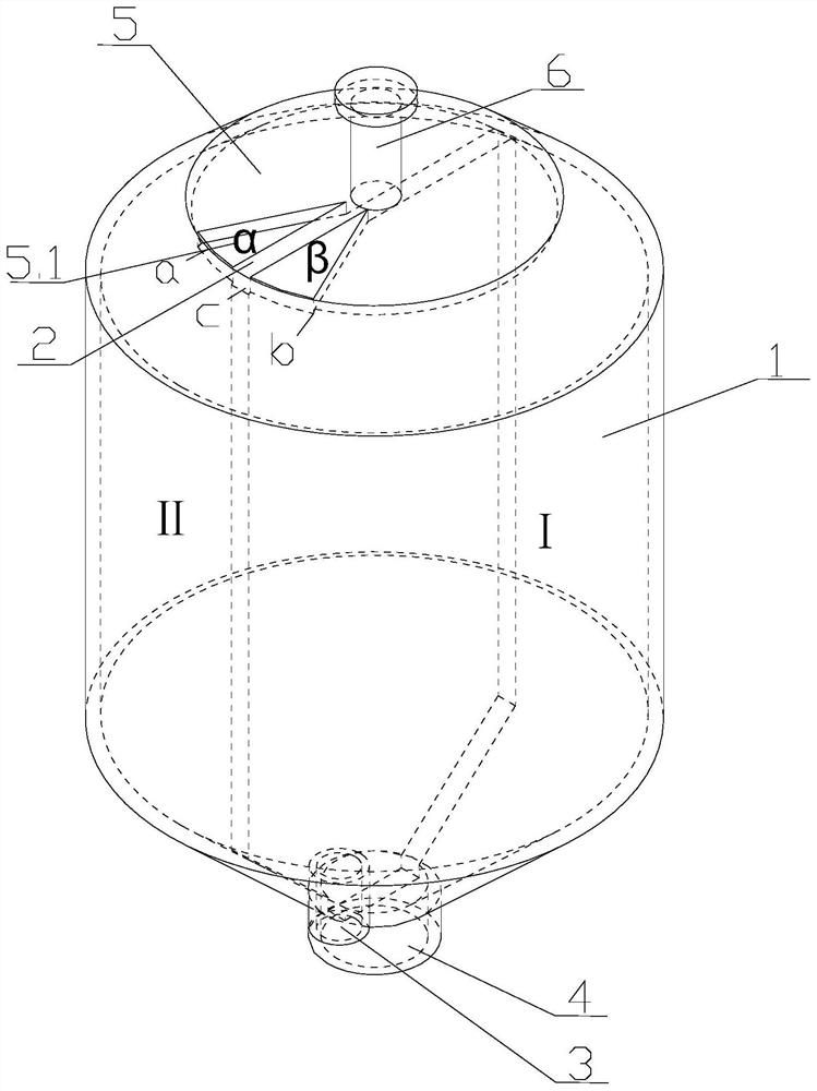 Double-cavity five-channel first-aid respirator for respiratory alkaline poisoning