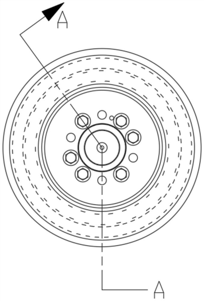 Two-stage torsional vibration damper of engine