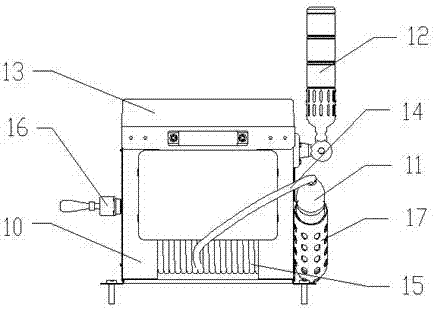 Signal conversion shaft and filling pile overfilling monitoring device using same