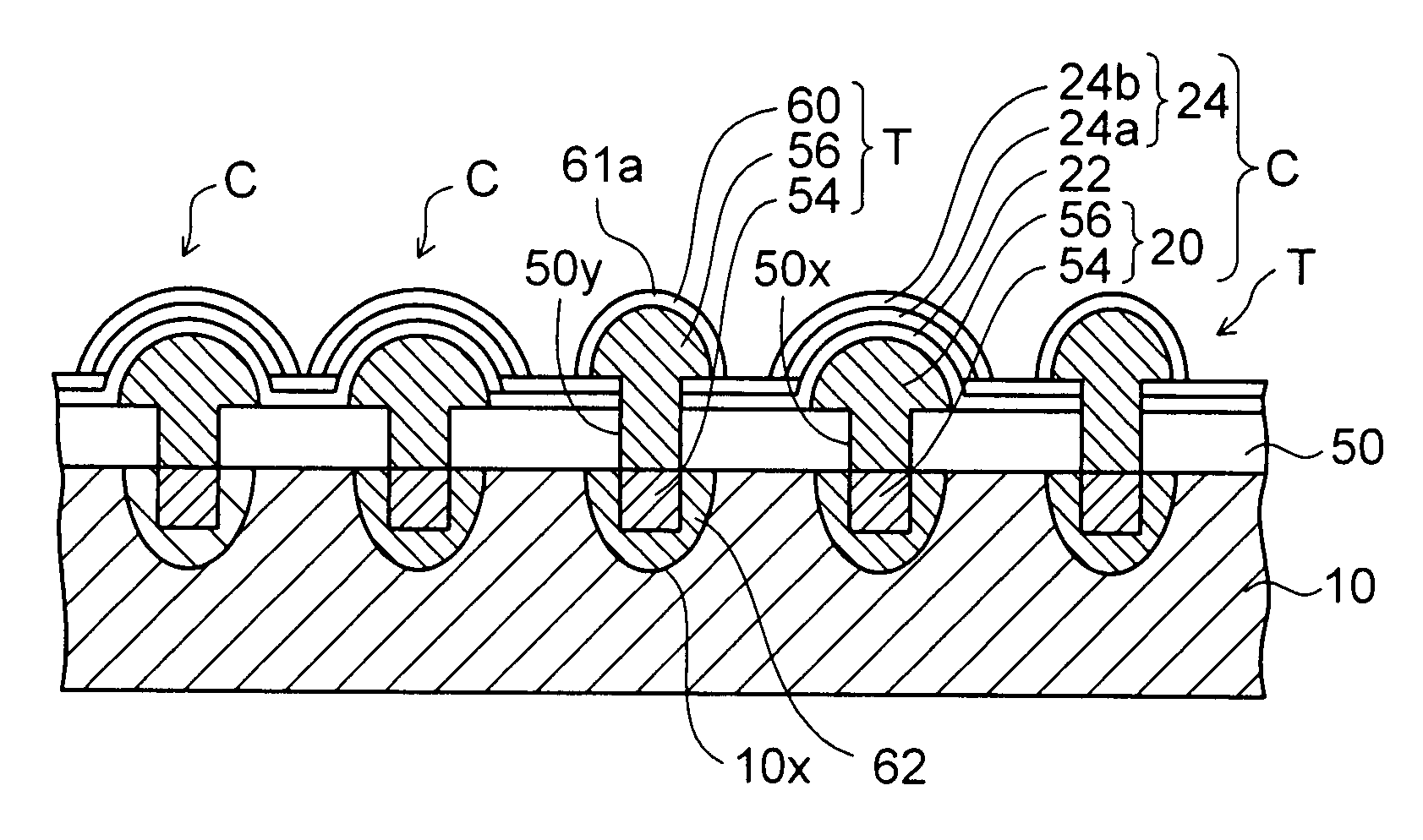 Capacitor built-in substrate and method of manufacturing the same and electronic component device