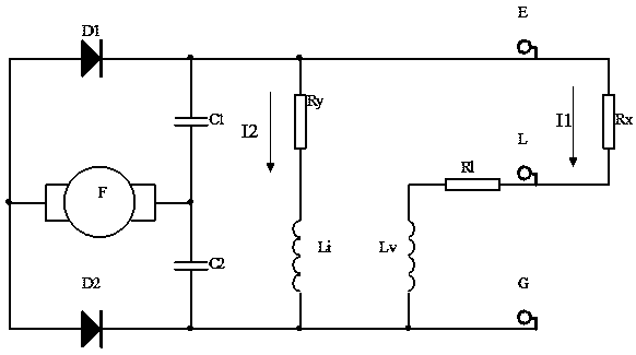 Electric power device insulation detection and line 'soft ground' fault tracing instrument