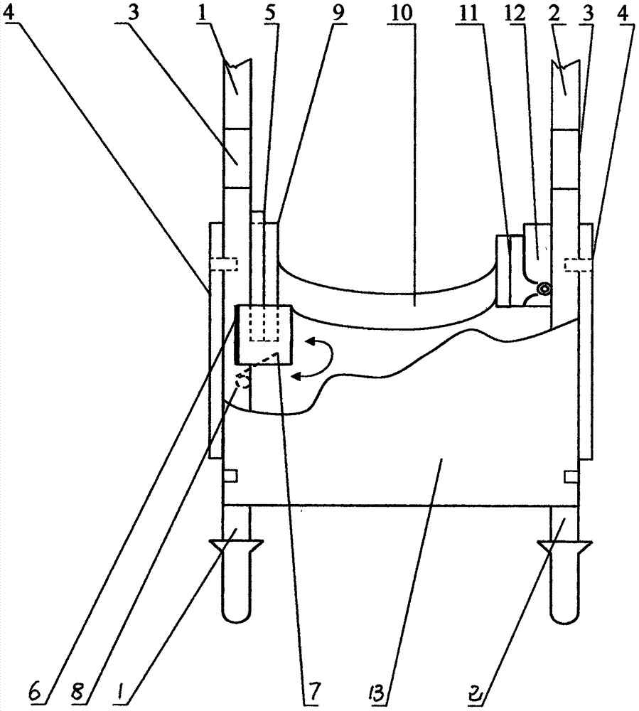 Multipurpose portable ladder with arc-shaped tread supports