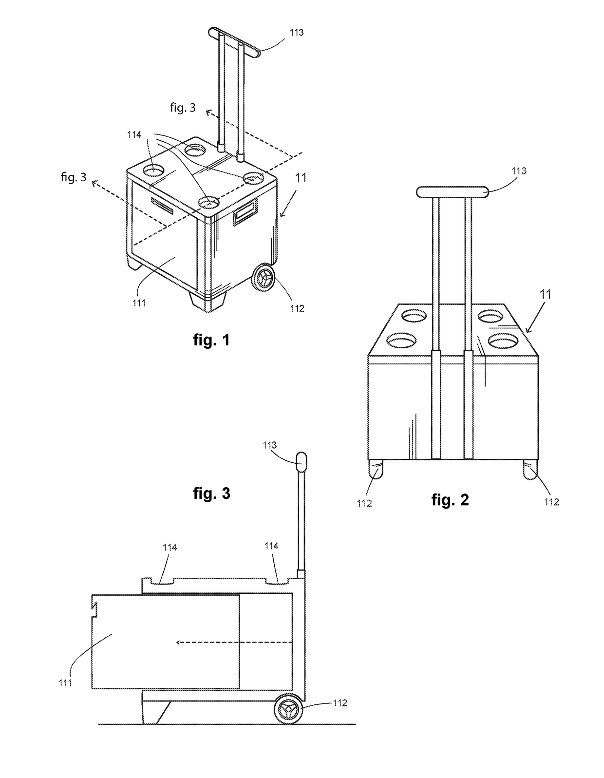 Stackable rolling cooler bins with drawers