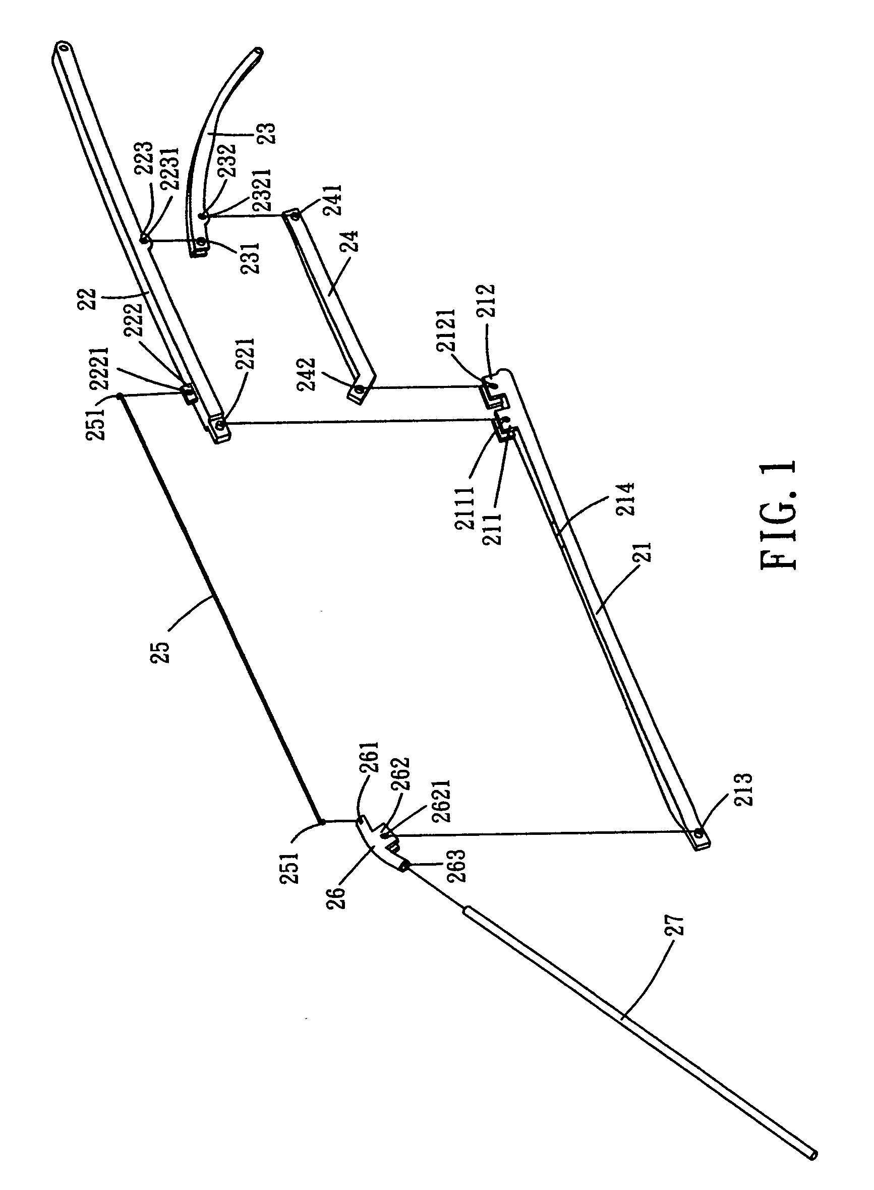 Umbrella frame