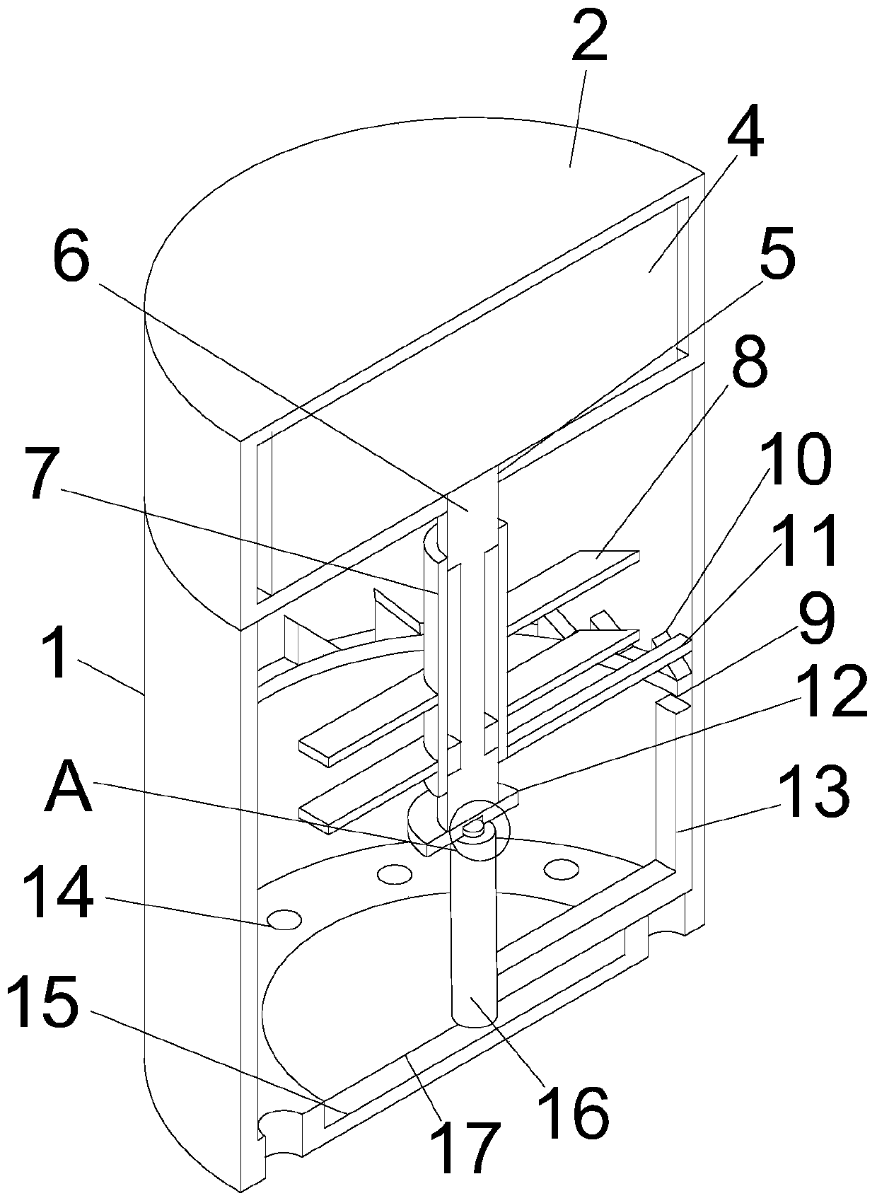 Circulating separation system based on ceramic membrane process