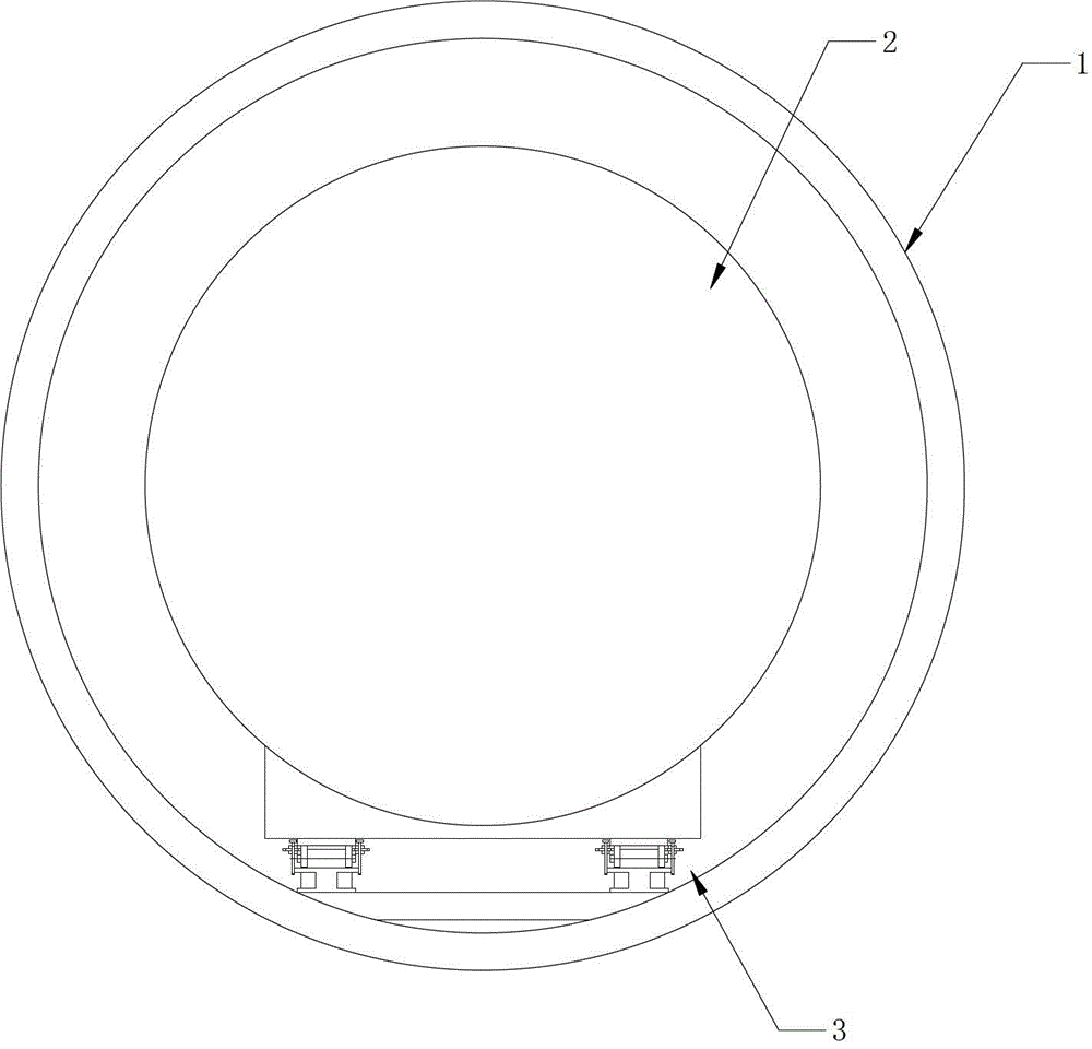 Construction method of cold box interior installation equipment