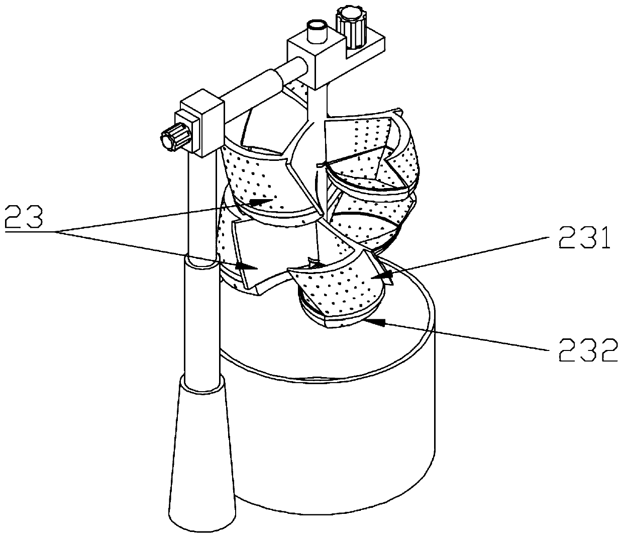 Fluidized bed bio-membrane reactor based on composite desulfurization bacteria