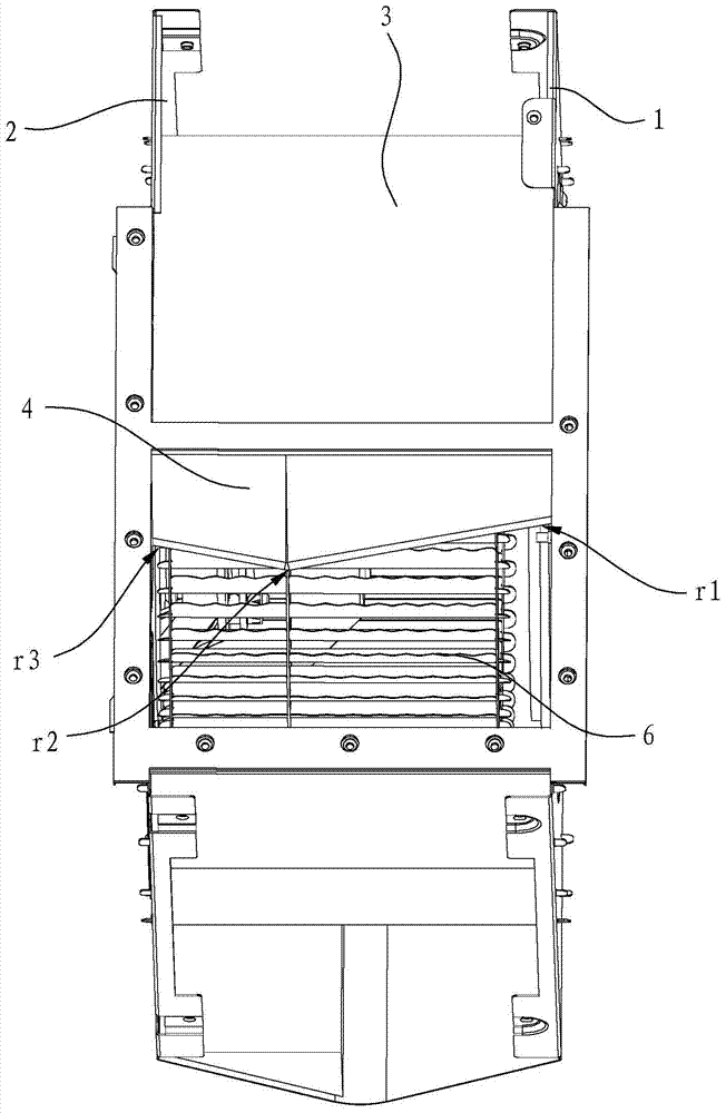 Centrifugal fan volute structure