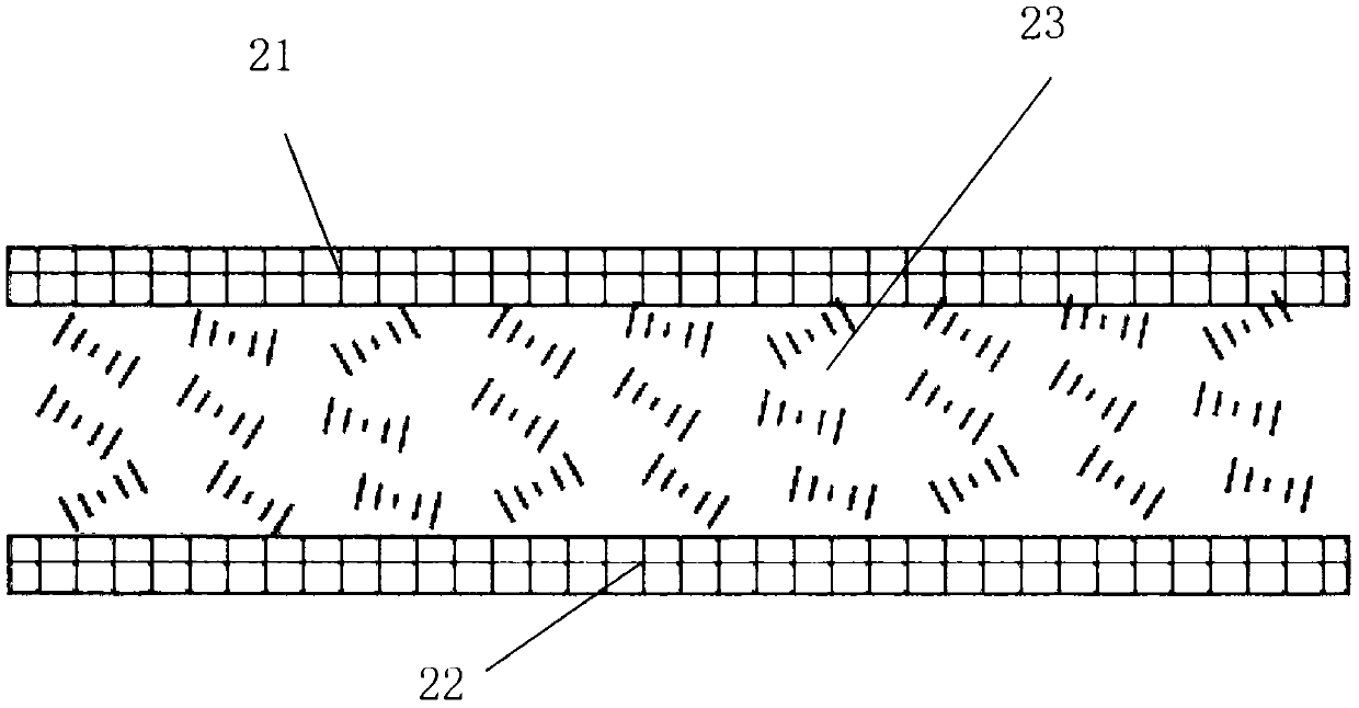 A liquid crystal handwriting device and its manufacturing method