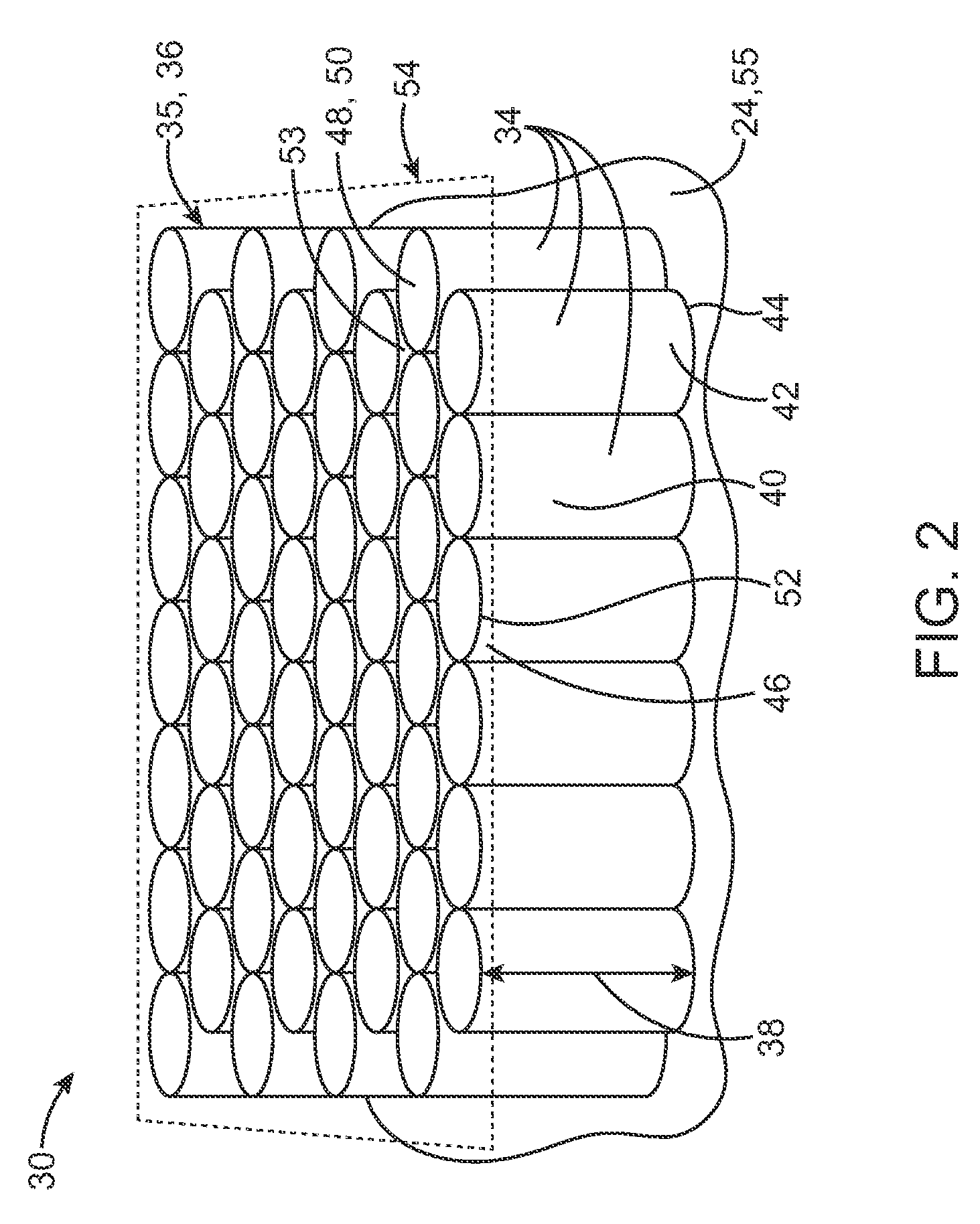 Noble metal electrodes with nanostructures