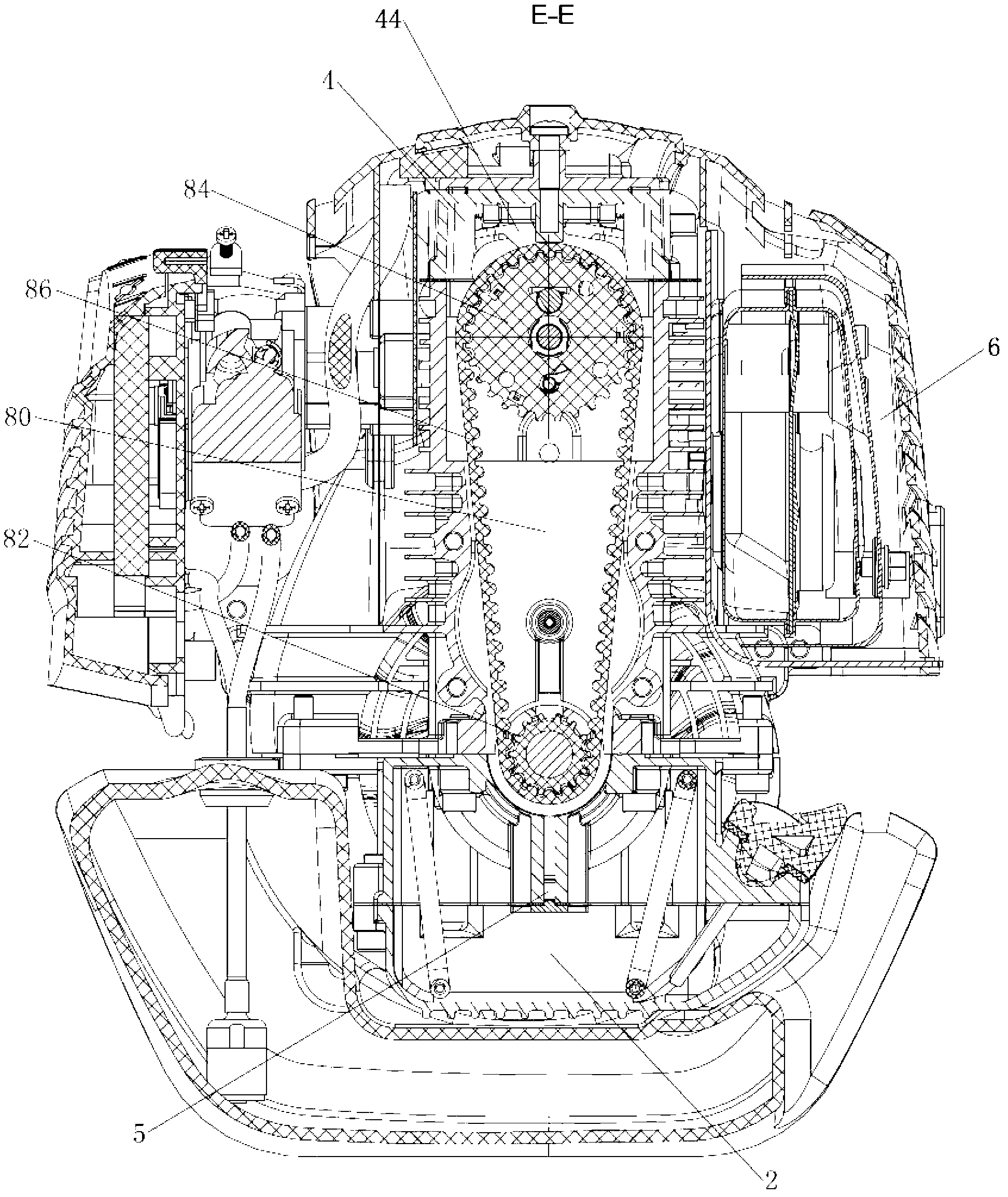 Four-stroke engine