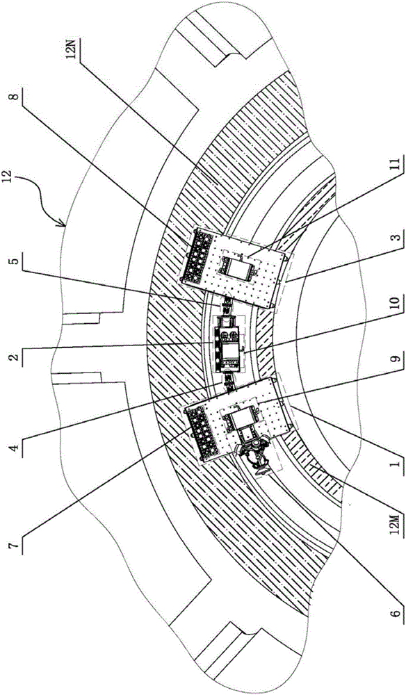 Control method of visual detecting device in nuclear fusion cabin