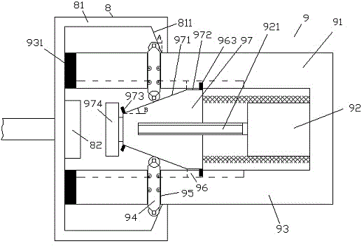 Automatic power supply equipment with left limit sensor and right limit sensor, and use method thereof