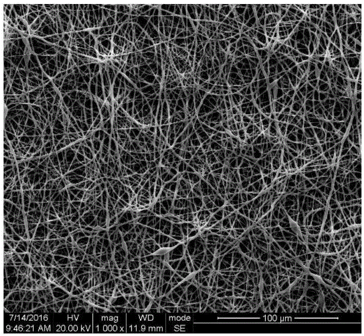 Novel high-strength high-hydrophilia oxidized graphene-P34HB nanofiber scaffold and preparing method and application thereof