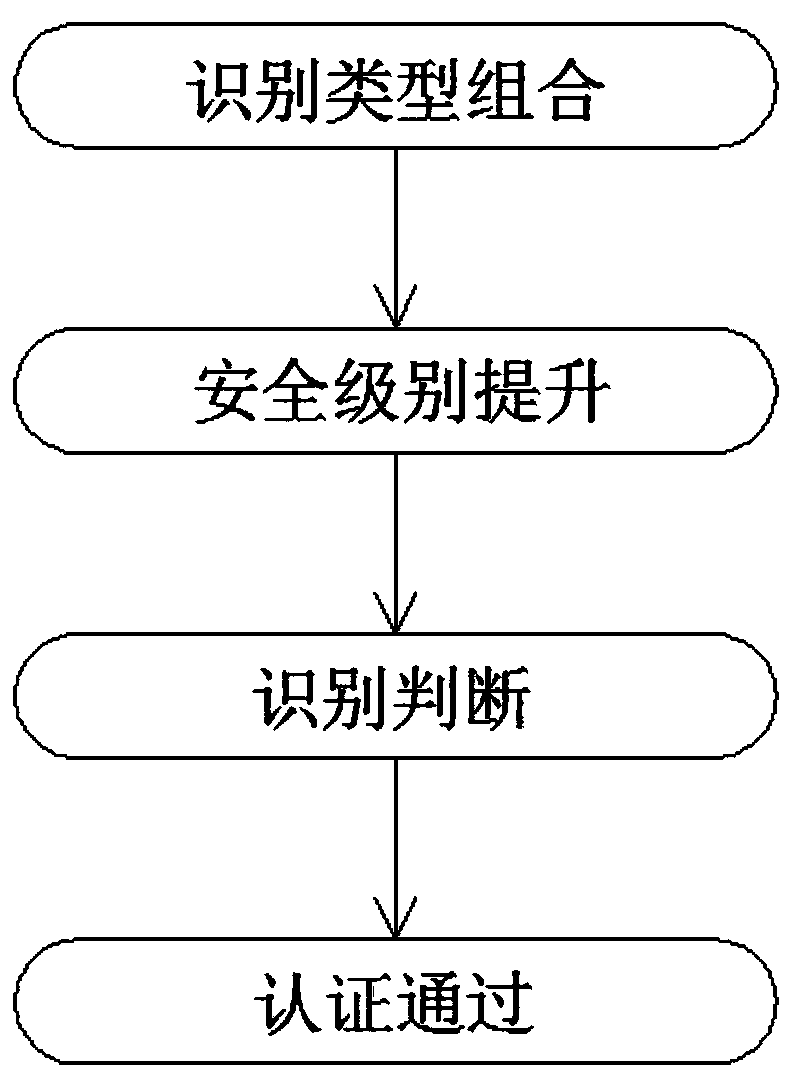 Multi-dimensional biological characteristic information security authentication detection method