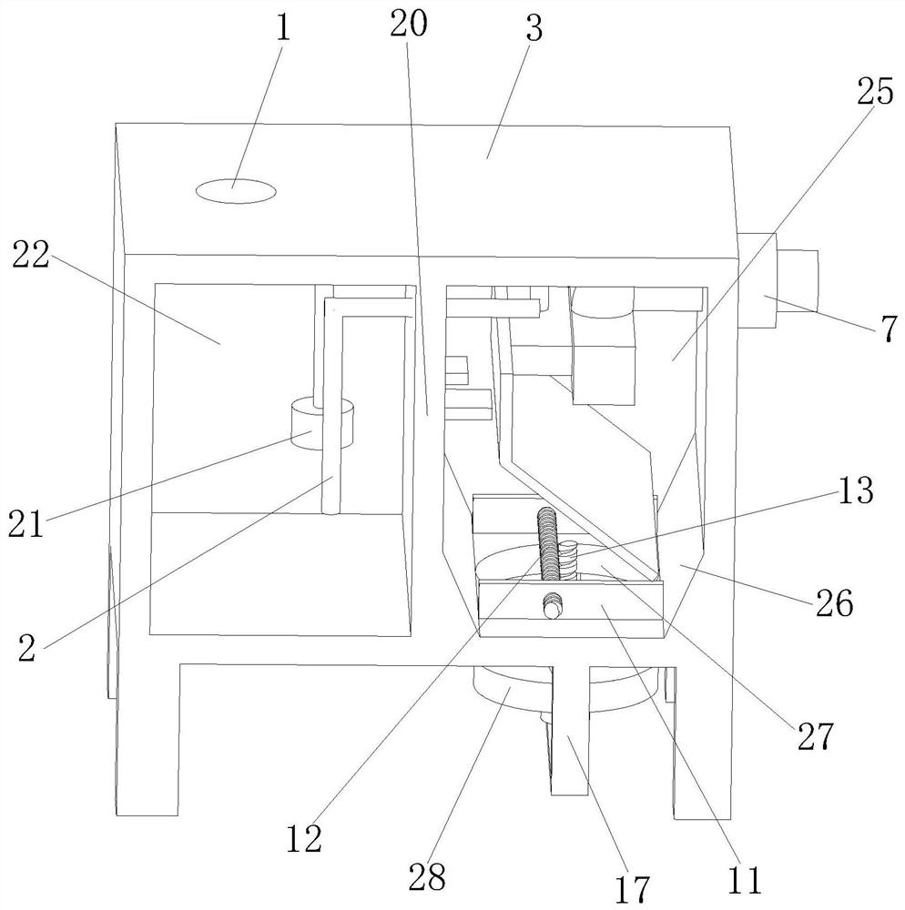 Mining dust falling and suction device