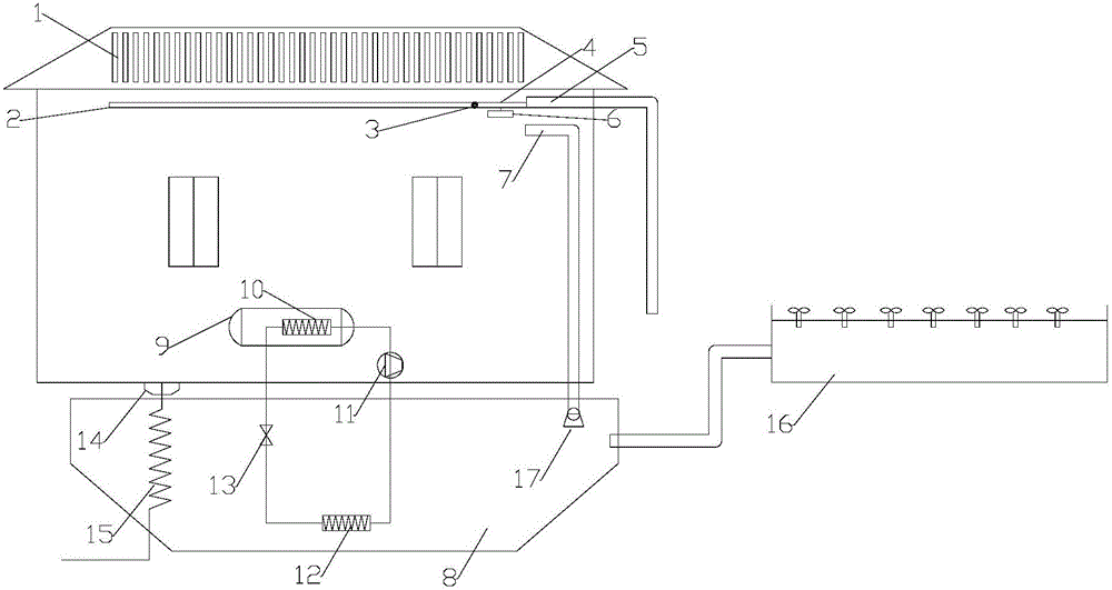 Rainwater collection and utilization device