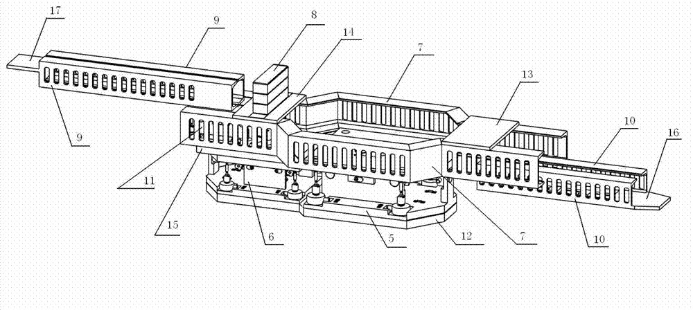 Recyclable airplane model experimental facility capable of changing appearance and parameter