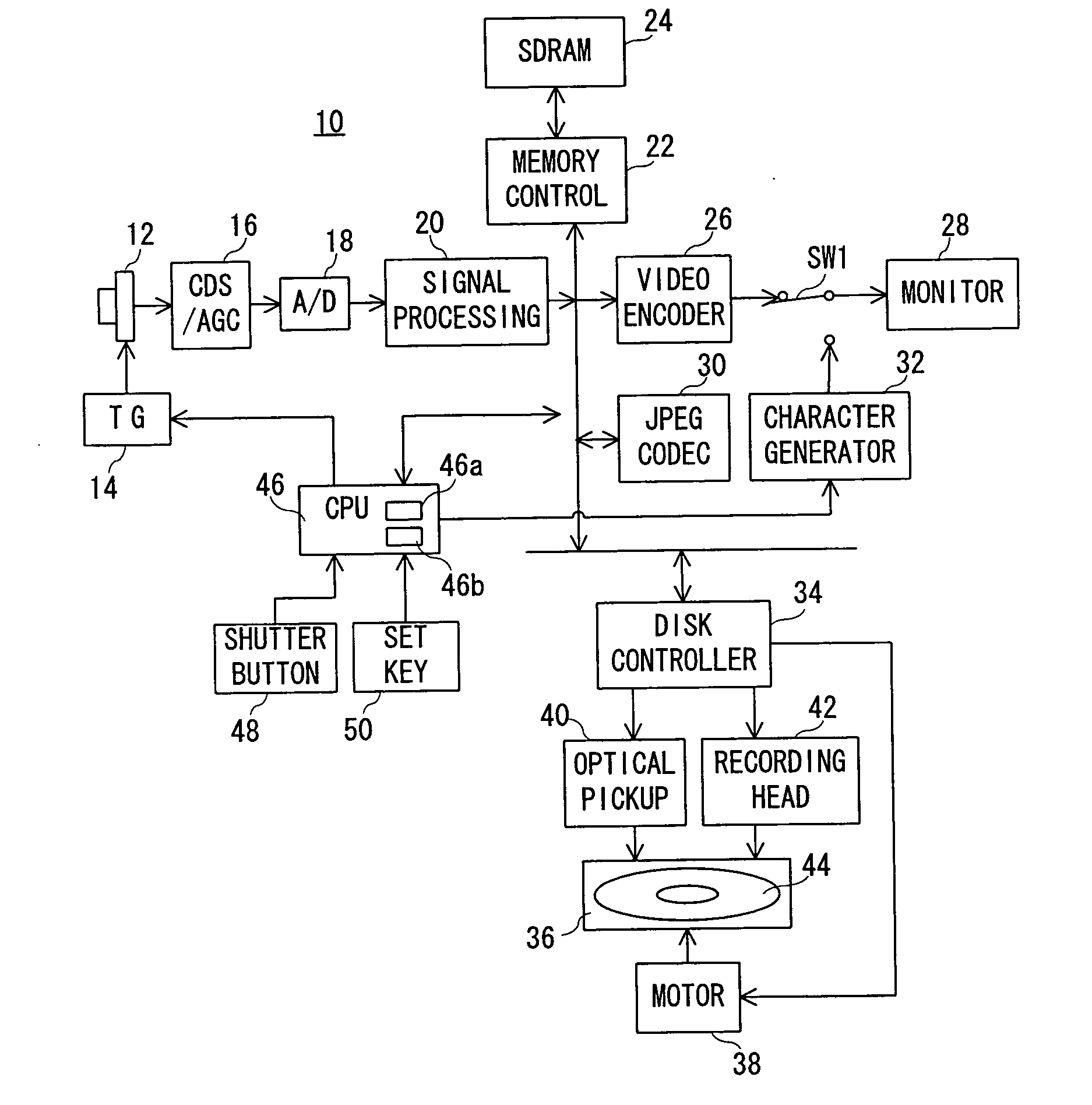 Data recording device