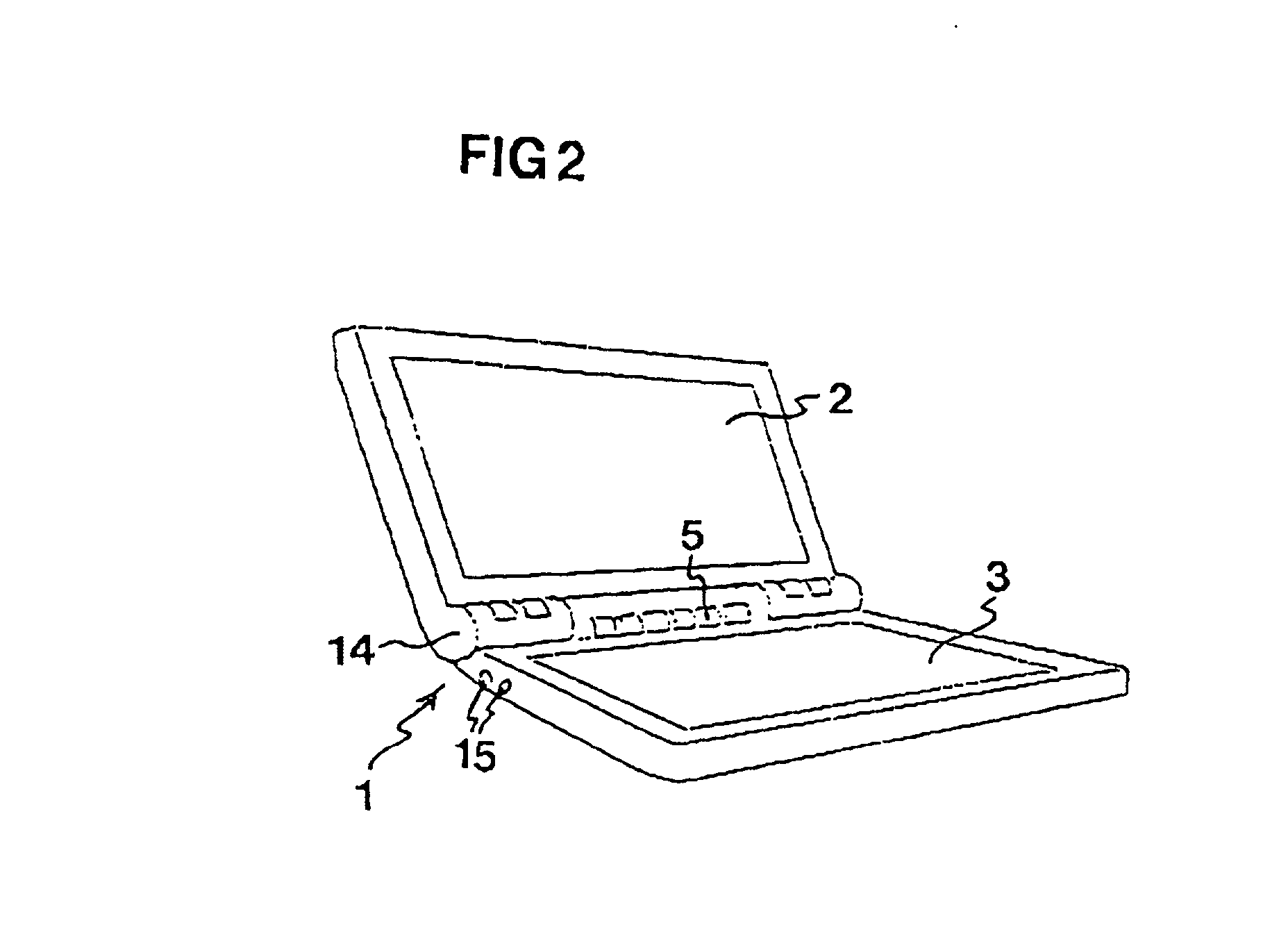 Computer including at least two displays