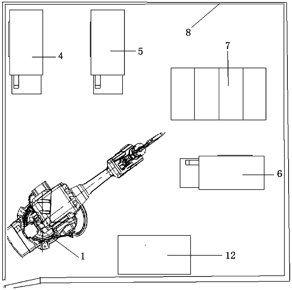 Blade polishing device and method