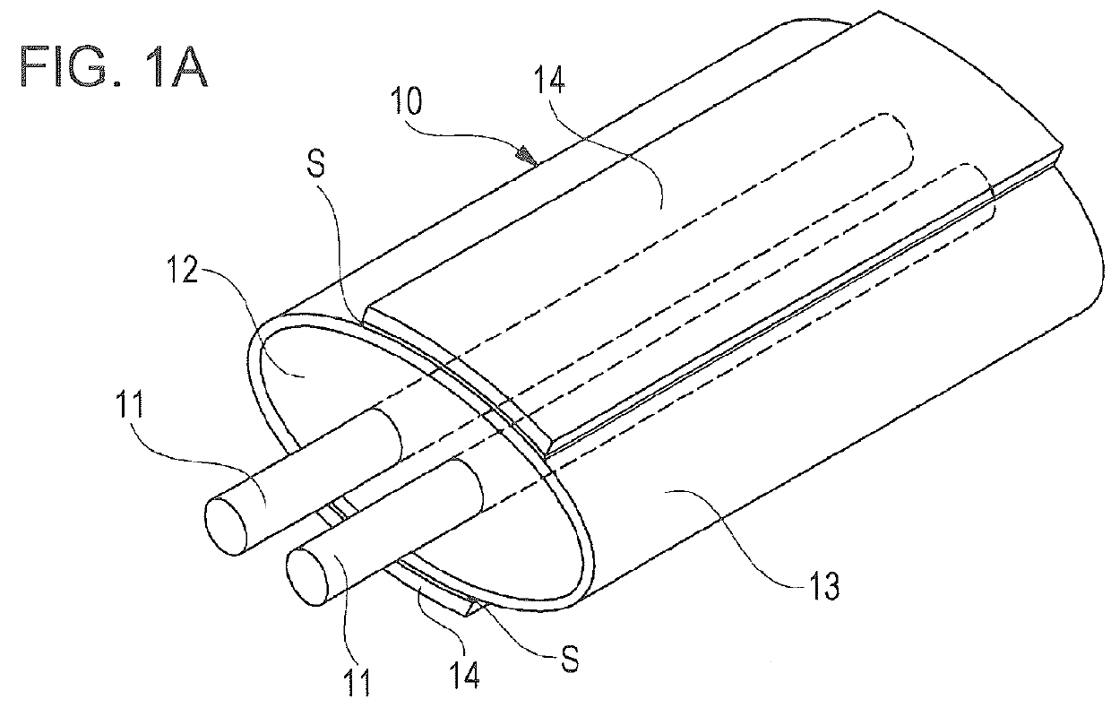 Differential signal transmission cable