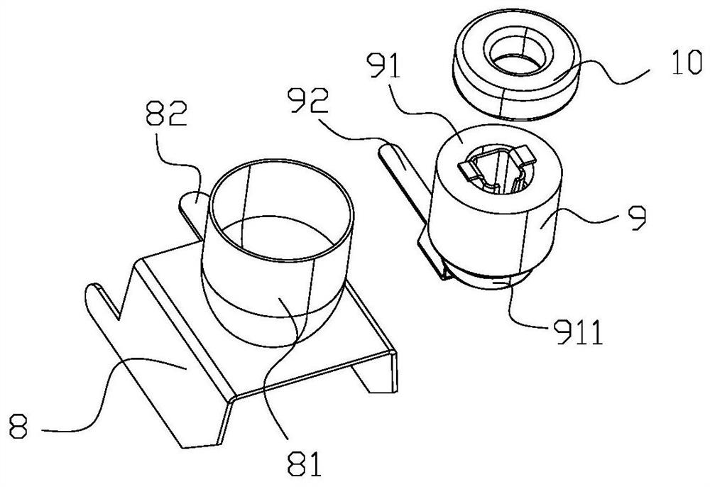 Data transmission wiring terminal contact piece bending device and method