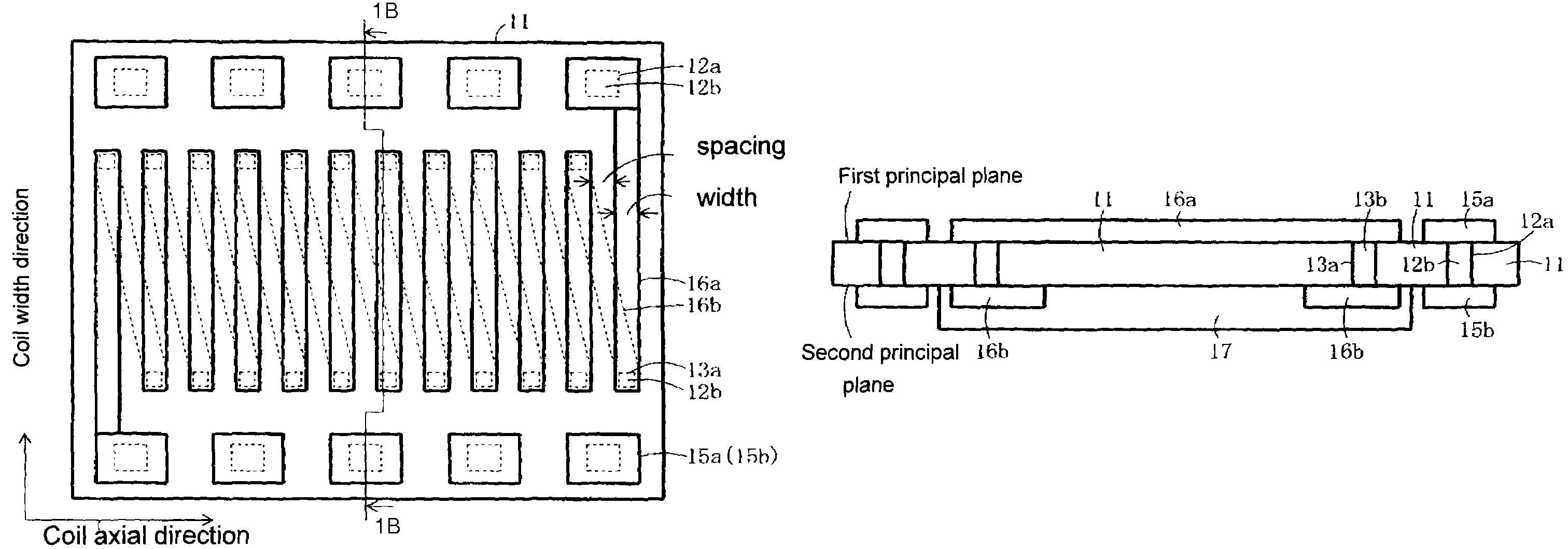 Microminiature power converter and thin film magnetic induction device thereof