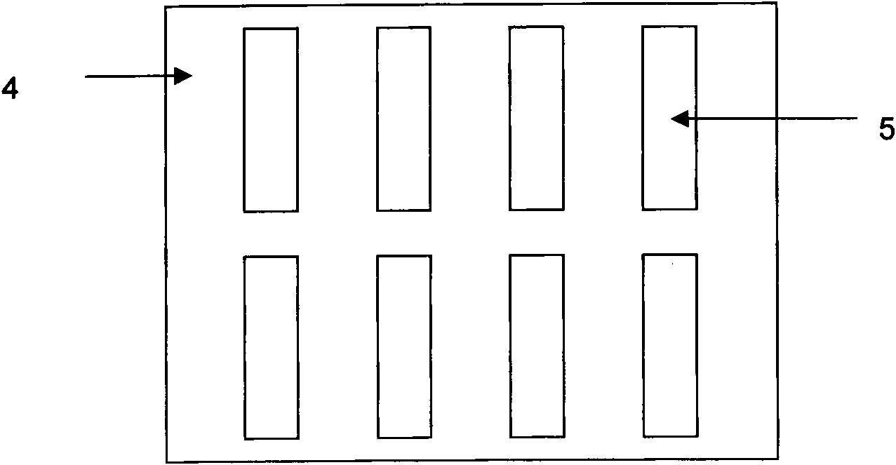 Reciprocal form structure polymer solar cell and preparation method thereof