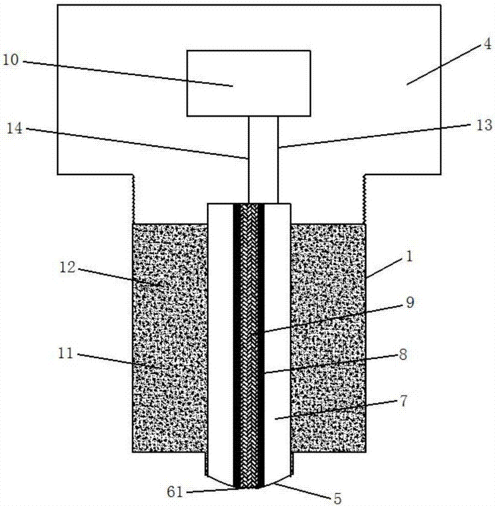 Hydrogen palladium electrode electrochemical oxygen sensor