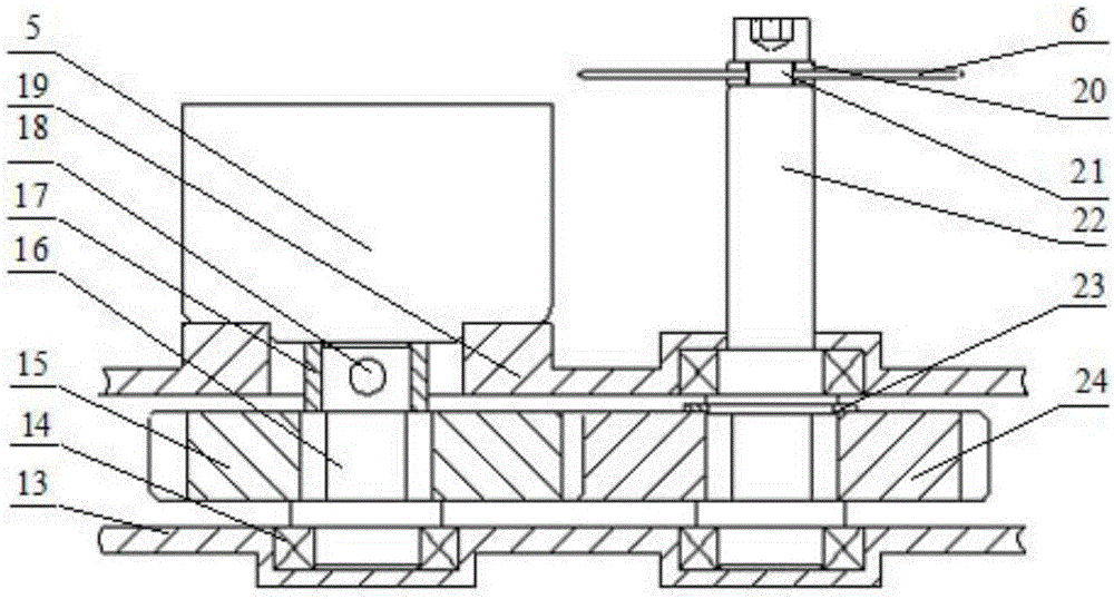 Shear type wolfberry picking machine