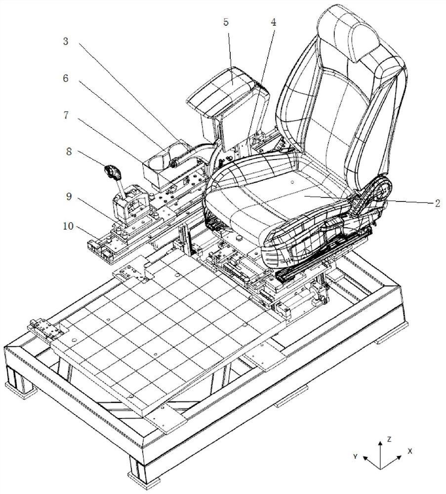 Evaluation method for the positional comfort of parts in the sub-dashboard area