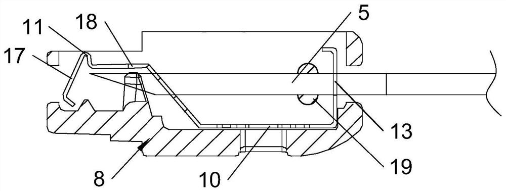 Indwelling needle with blood blocking and needling preventing functions