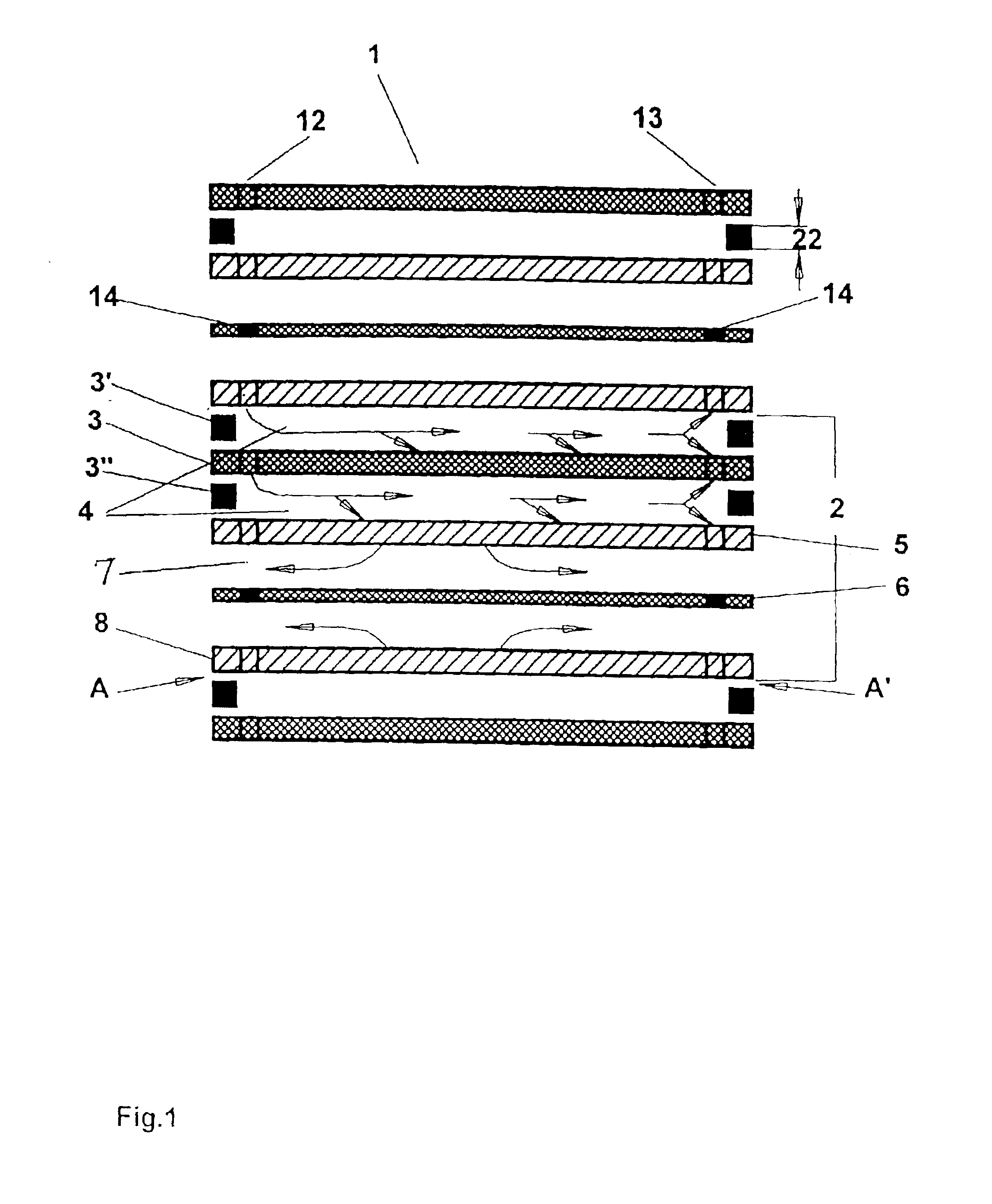 Wide passage cross-flow filter cassettes