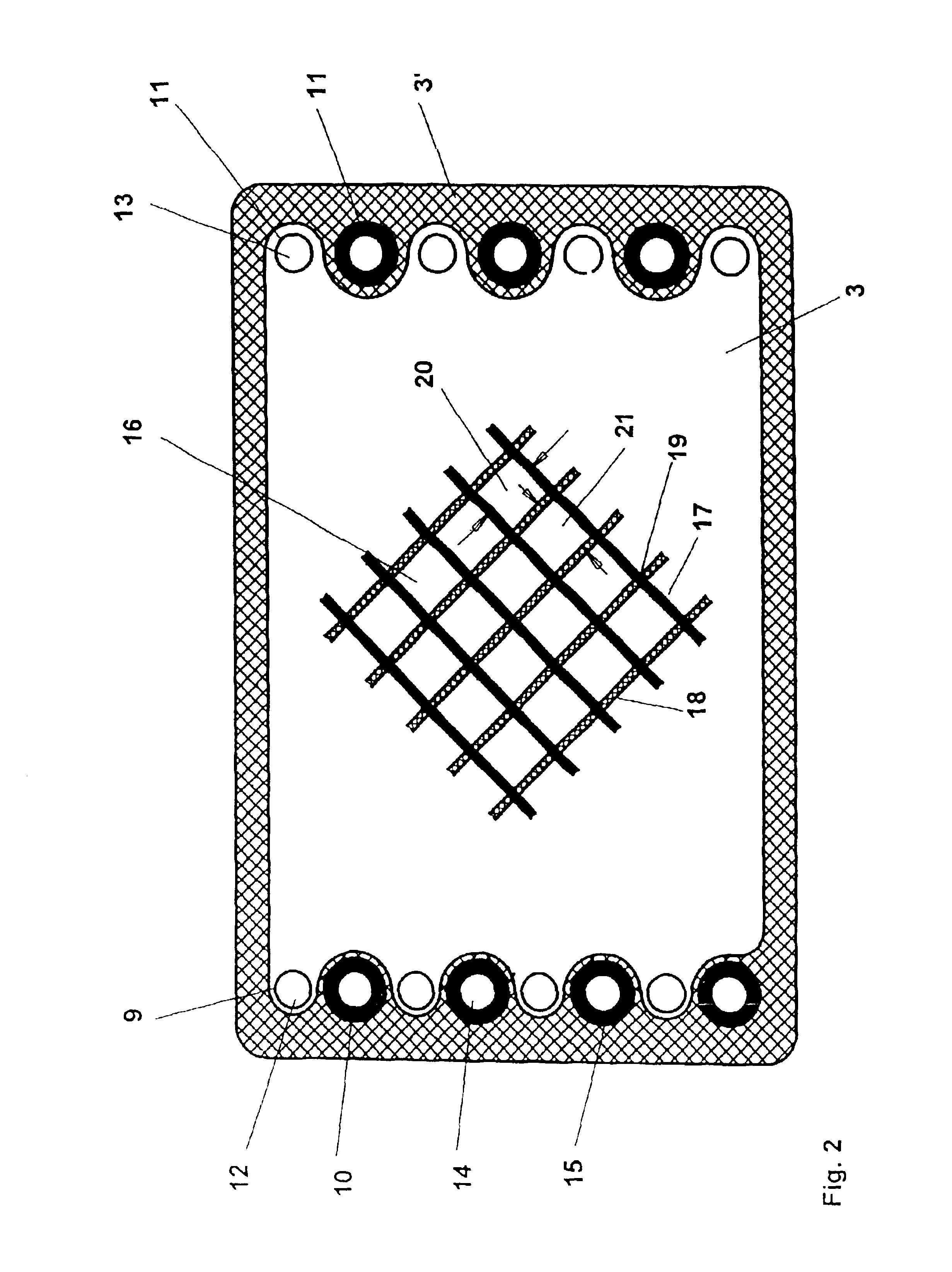 Wide passage cross-flow filter cassettes