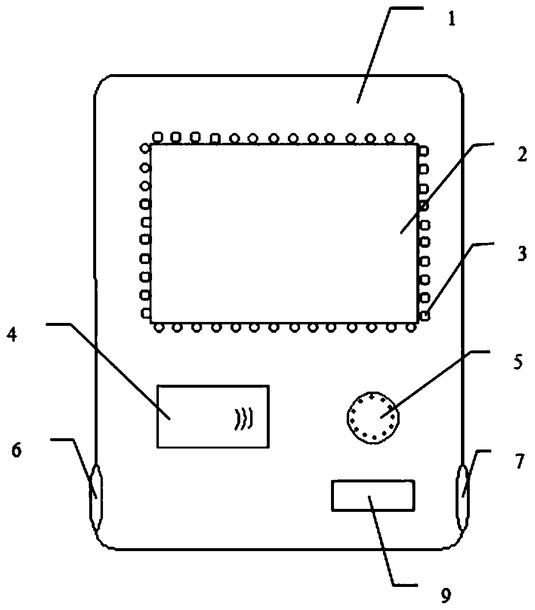 Water meter with automatic reminder of arrears