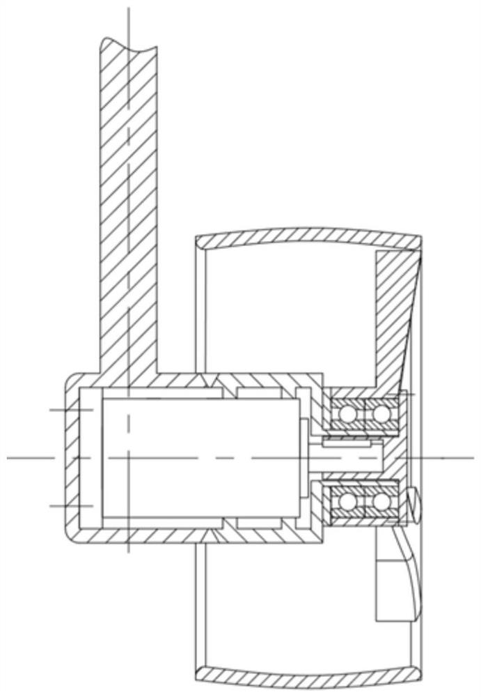 Independent drive steering system of six-wheel rocker arm unmanned lunar rover and design method