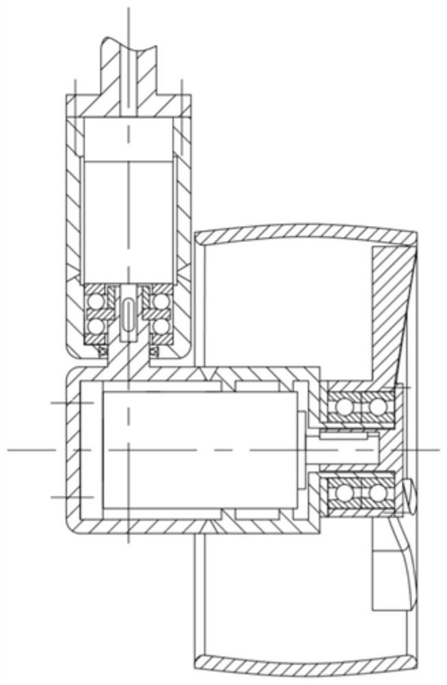 Independent drive steering system of six-wheel rocker arm unmanned lunar rover and design method