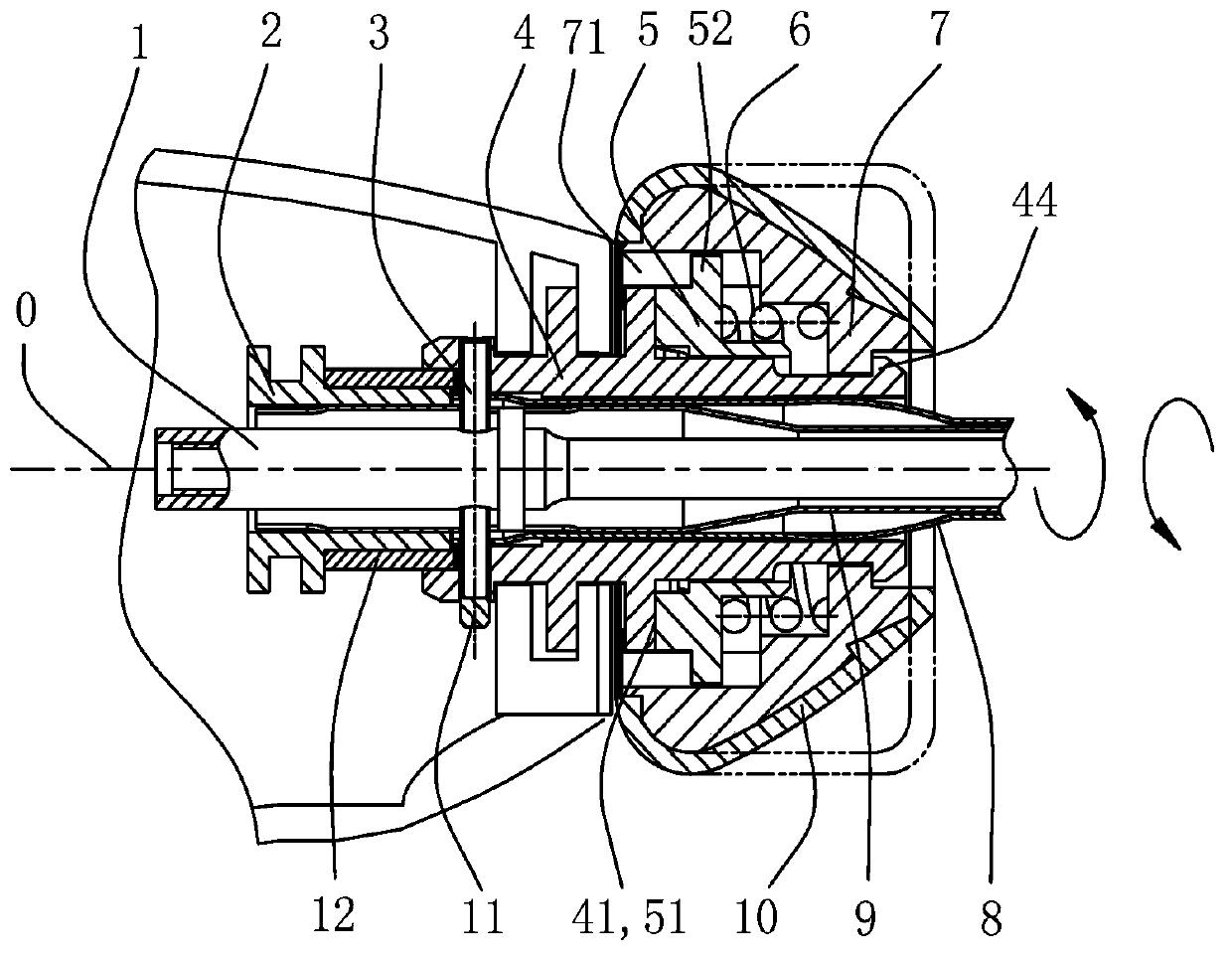 Ultrasound knife head and ultrasound knife