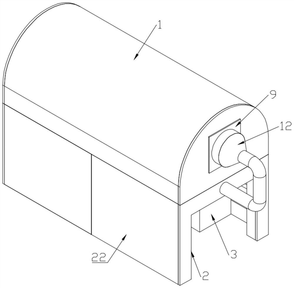 Intelligent environment-friendly curing shed for concrete pipe piles