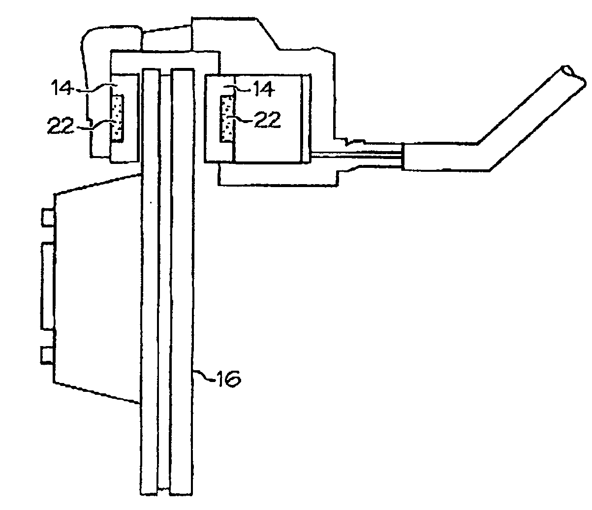 Disc brake pad with visual wear indicator