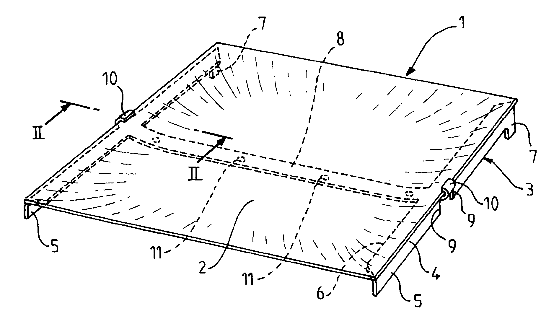 Shelf for refrigeration units