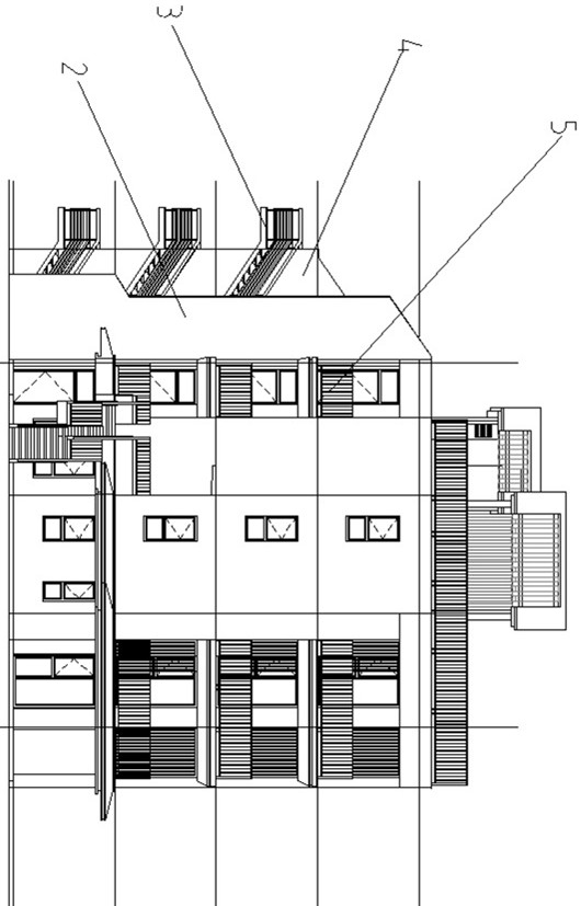Courtyard type multi-storey residential building