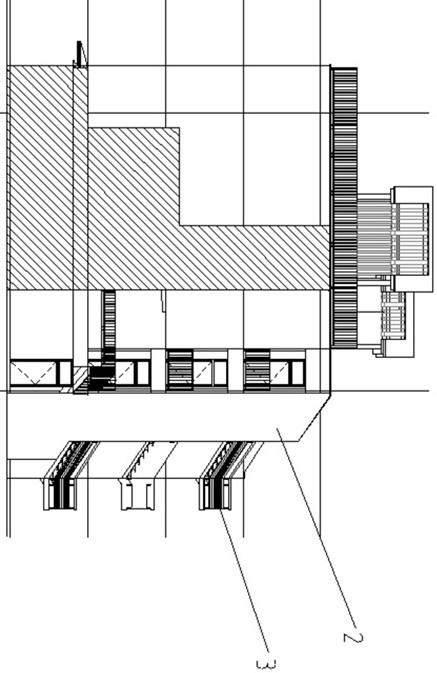 Courtyard type multi-storey residential building